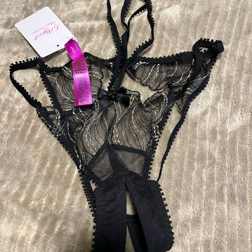 Black Sheer Lace - Picture 3 of 3